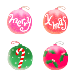 Pop christmas ornament emoji