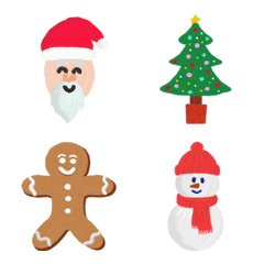 cute chrtismas emoji