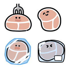 meat anime emoji