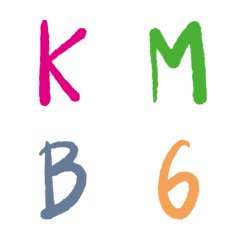 Twopebaby Colorful Letter Number