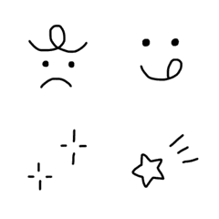 simple emoji 01monochrome