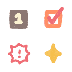 simple autumn Number 0-9 Emoji