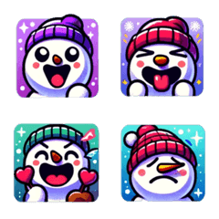 Snowman's Various Expressions