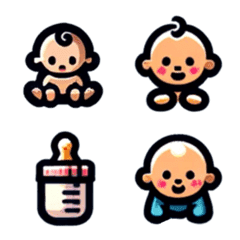 Simple and cute babies