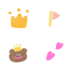simple crown Number 0-9 Emoji 2
