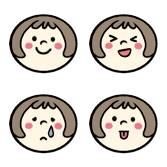 girl simple emoji