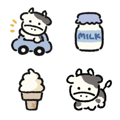 Simple cow emoji