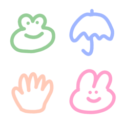 Handwritten cute emojis 14