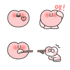 little heart emoji is thumping