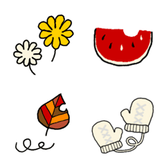Cute seasonal emojis for adults