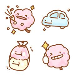 Cotton candy everyday emoji
