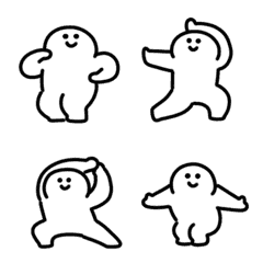 Emoji anime menari tersenyum 2