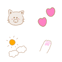 brown cat emoji.