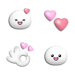 1move cute emoji three-dimensonal face
