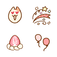 Simple emoji  and congrats decoration