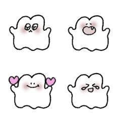 shy ghost spirit Emoji