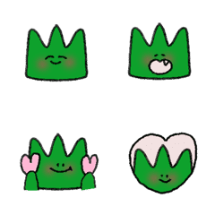 shy Grass Emoji