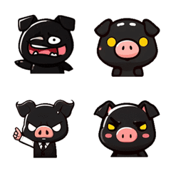 Cute Little Black Pig 1