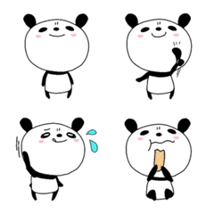 熊貓表情符號 1 名為 Panda-san