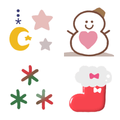 Happy winter emoji