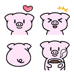 Pig 3.Moving emoji