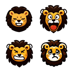 cute lion expression 1