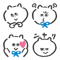 Mary&Meeta / Lovely Animated Cat Emoji