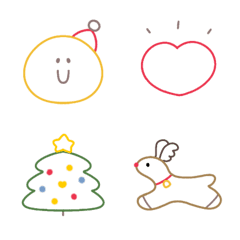 Animated cute simple winter emoji :)
