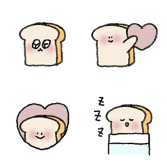 shy bread Emoji
