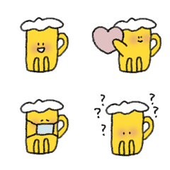 shy beer Emoji