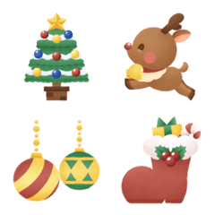 Christmas cute! borderless emoji