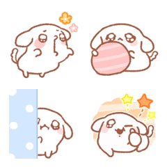 Teary-eyed & cute dog emoji
