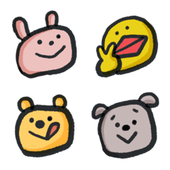 Good funny animals emoji