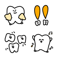 Tooth emoji dental