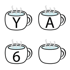 drink hot tea(alphanumeric symbols)