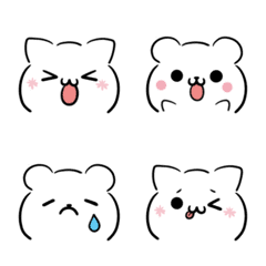 Move Emoji of cats & bear2