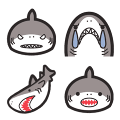 サメの顔絵文字