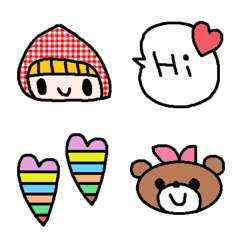 (Various emoji 366adult cute simple)