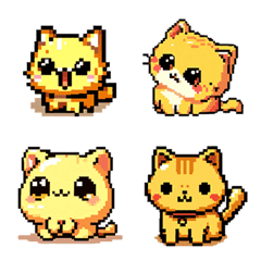 Super cute pixel-style kitten 1