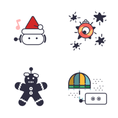 AI robot 02 Winter Christmas