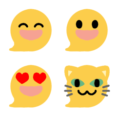 Yellow Speech Balloon