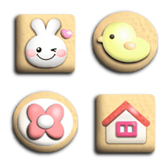 move cookies8 cute emoji threedimensonal