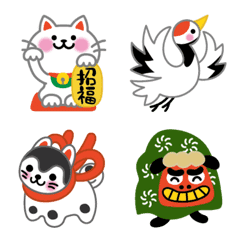 Cute Japanese New Year's Emoji