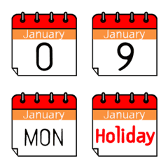 Calendar January 01