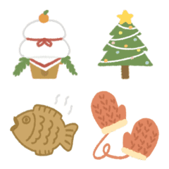 Winter emoji by fujisan