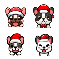 Christmas - Cute French Bulldog