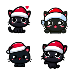 Christmas - Cute Black Cat