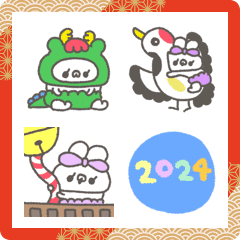POWA POWA Rabbit2024-Emoji-