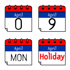 Calendar April 04