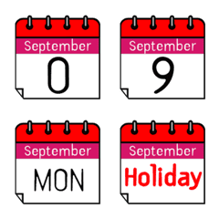 Calendar September 09